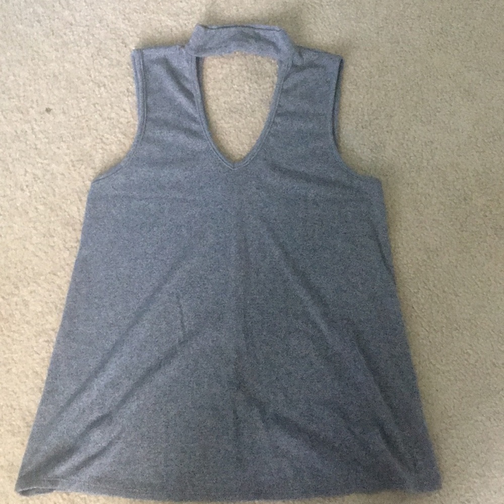 High neck tank top